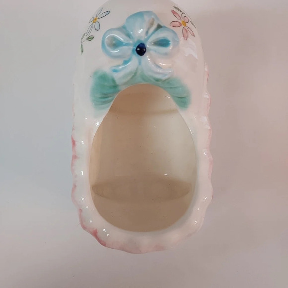 Vintage Neidco Japan Ceramic Baby Bassinet Planter - Picture 8 of 10